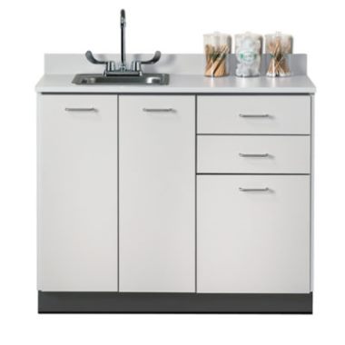 Clinton Industries 8042 Base Cabinet with 3 Doors and 2 Drawers