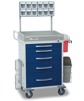 Detecto.RC33669BLU-L.Anesthesiology.Medical.Cart.Loaded-201